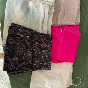 5 pairs Fabletics leggings
